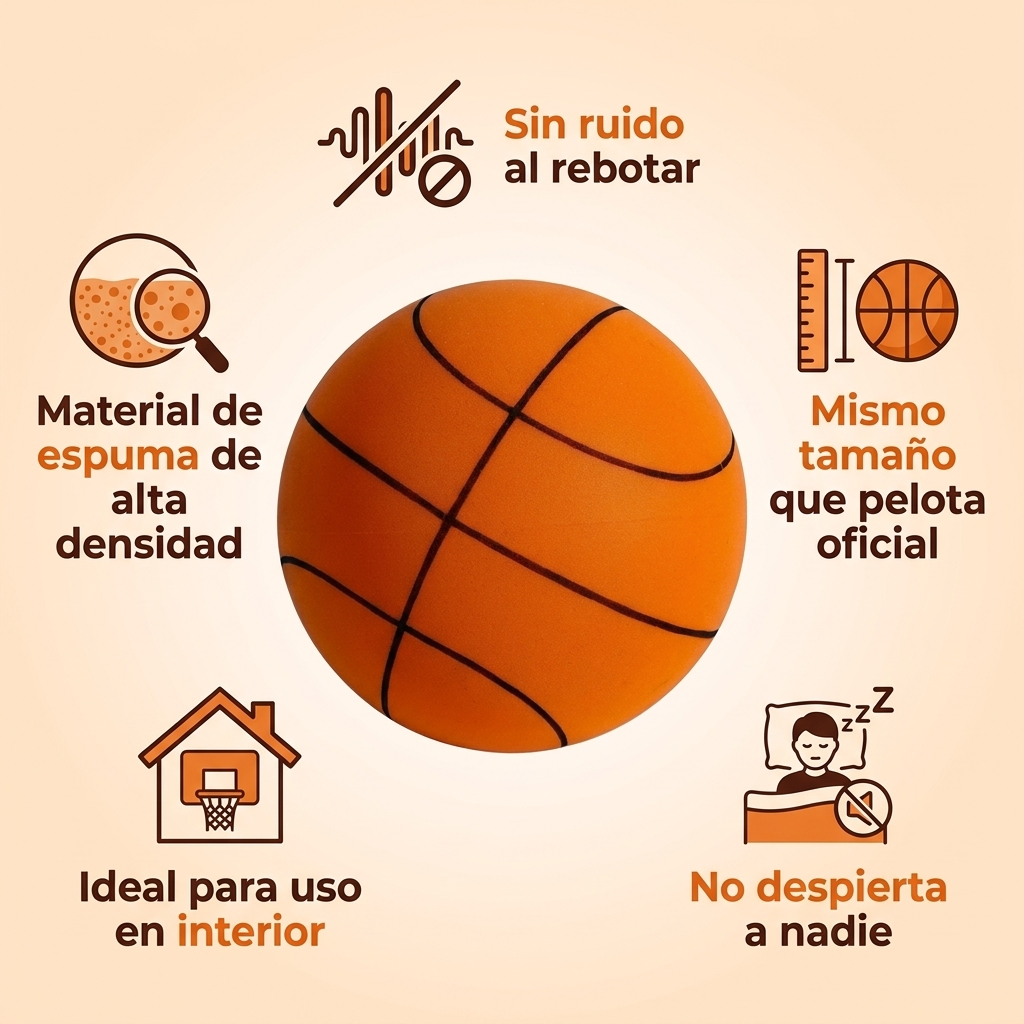Balón Silencioso Indoor — Zovix Ball